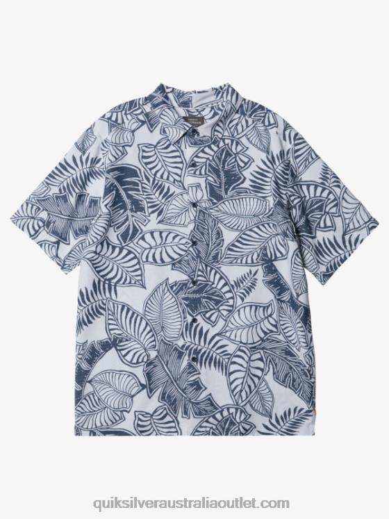 Quiksilver Men Waterman Siesta Short Sleeve Shirt H2N4B1364 major blue