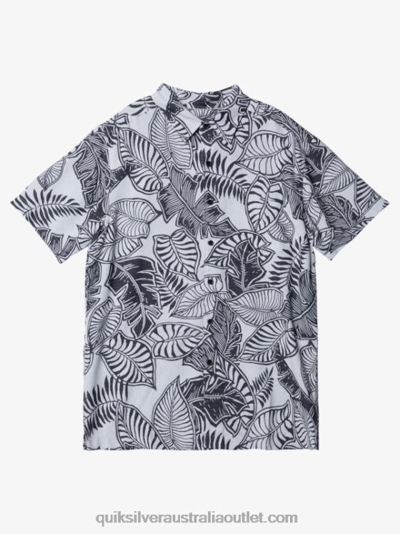 Quiksilver Men Waterman Siesta Short Sleeve Shirt H2N4B1365 black/white