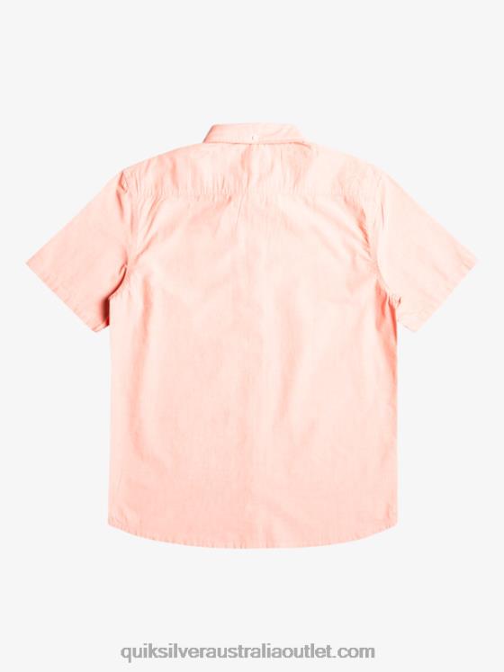 Quiksilver Men Winfall Short Sleeve Shirt H2N4B380 fresh salmon