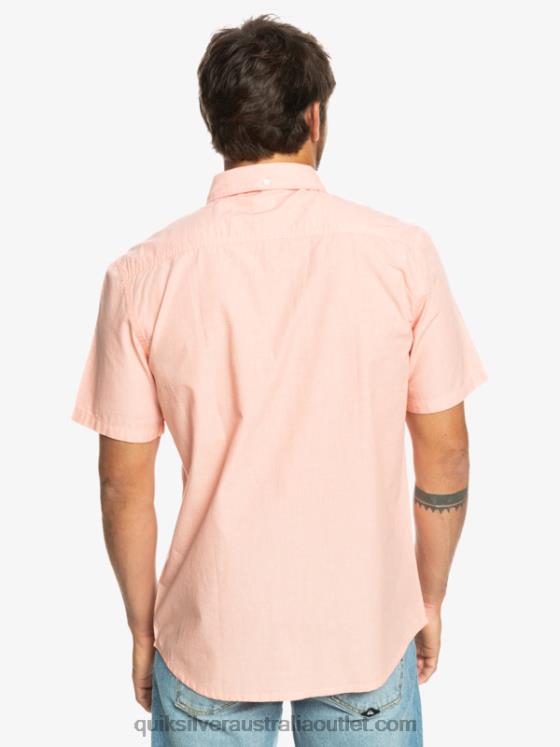Quiksilver Men Winfall Short Sleeve Shirt H2N4B380 fresh salmon