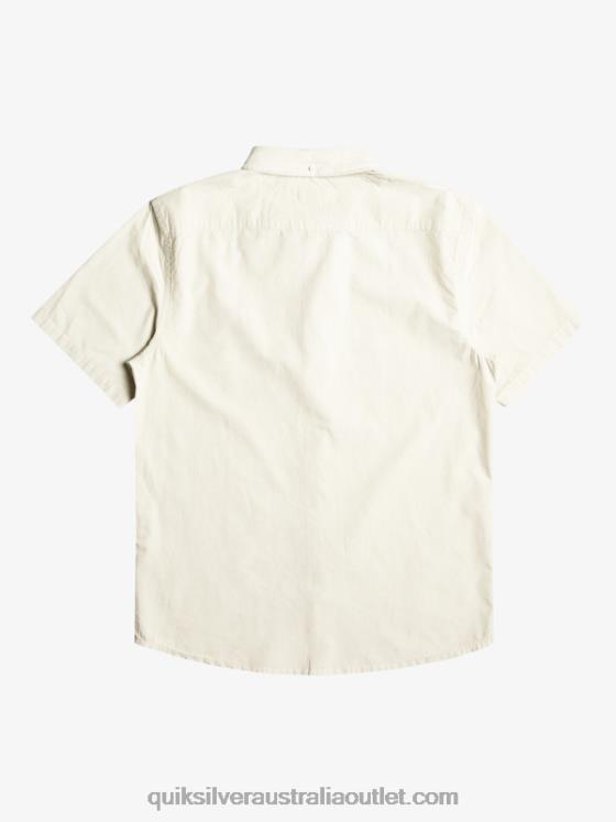 Quiksilver Men Winfall Short Sleeve Shirt H2N4B381 plaza taupe