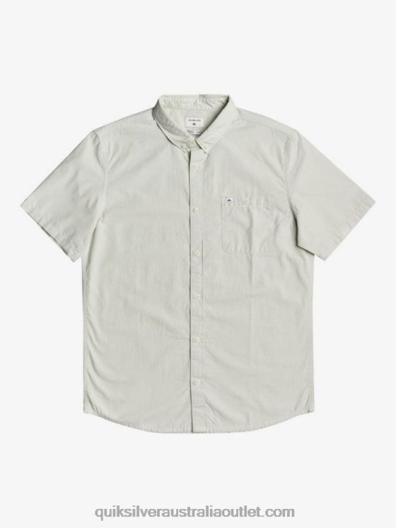 Quiksilver Men Winfall Short Sleeve Shirt H2N4B383 desert sage
