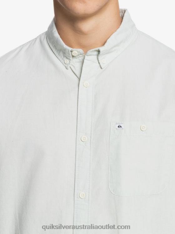 Quiksilver Men Winfall Short Sleeve Shirt H2N4B383 desert sage