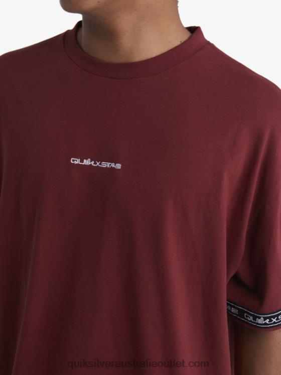 Quiksilver x Stab Men 90s T-Shirt H2N4B1864 ruby wine
