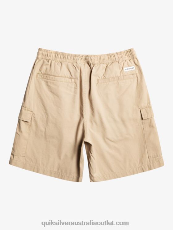 Quiksilver Men Cargo Taxer Elastic Waist 19 Shorts H2N4B1009 plage