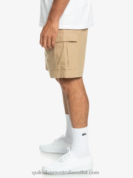 Quiksilver Men Cargo Taxer Elastic Waist 19 Shorts H2N4B1009 plage
