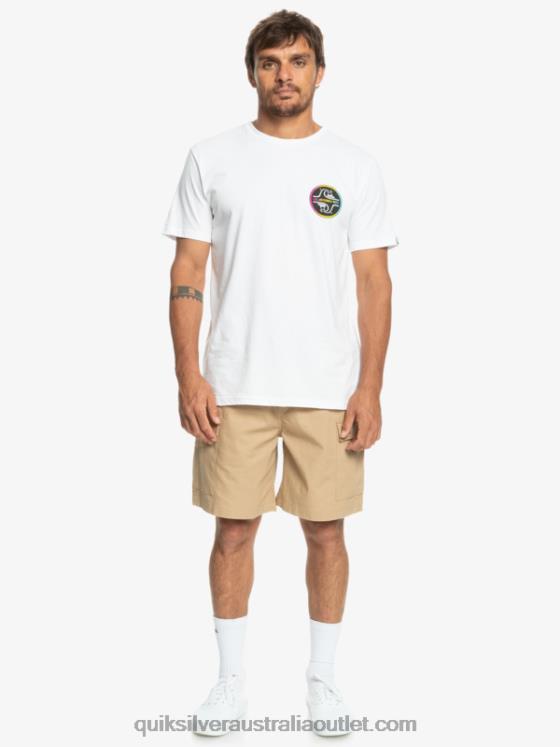 Quiksilver Men Cargo Taxer Elastic Waist 19 Shorts H2N4B1009 plage