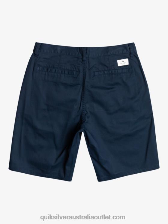Quiksilver Men Crest Chino 21 Shorts H2N4B1277 navy blazer