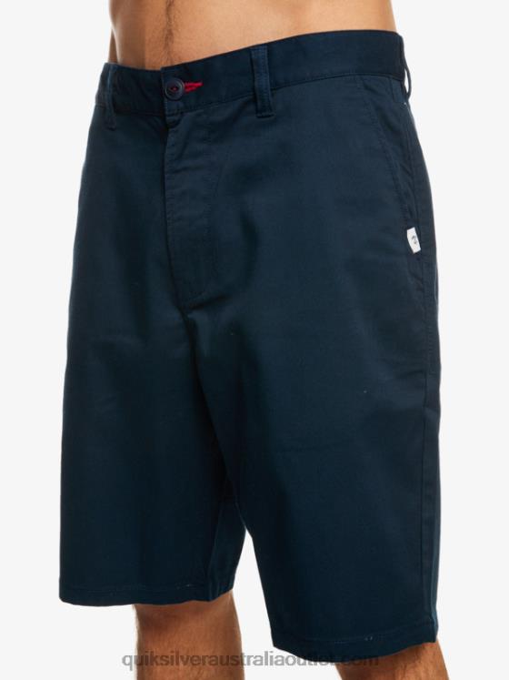 Quiksilver Men Crest Chino 21 Shorts H2N4B1277 navy blazer