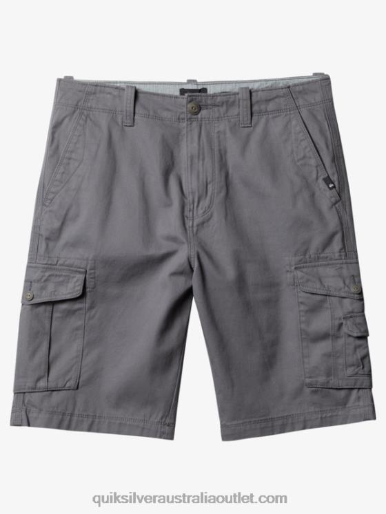 Quiksilver Men Crucial Battle 21 Cargo Shorts H2N4B1525 quiet shade