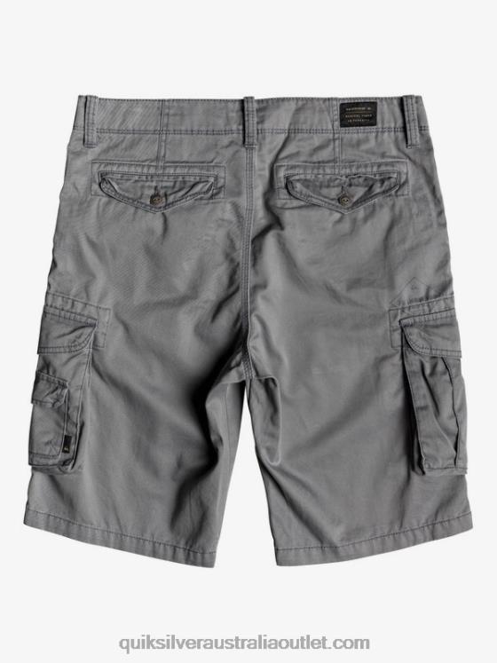 Quiksilver Men Crucial Battle 21 Cargo Shorts H2N4B1525 quiet shade