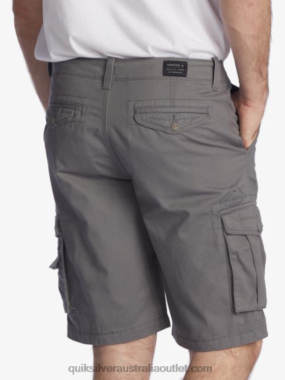 Quiksilver Men Crucial Battle 21 Cargo Shorts H2N4B1525 quiet shade