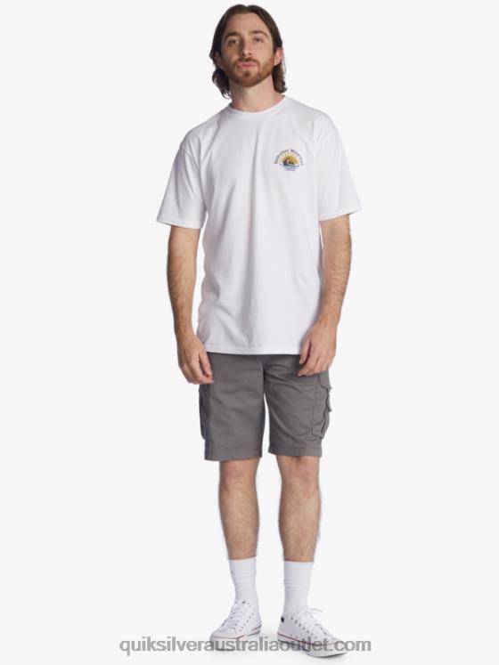 Quiksilver Men Crucial Battle 21 Cargo Shorts H2N4B1525 quiet shade