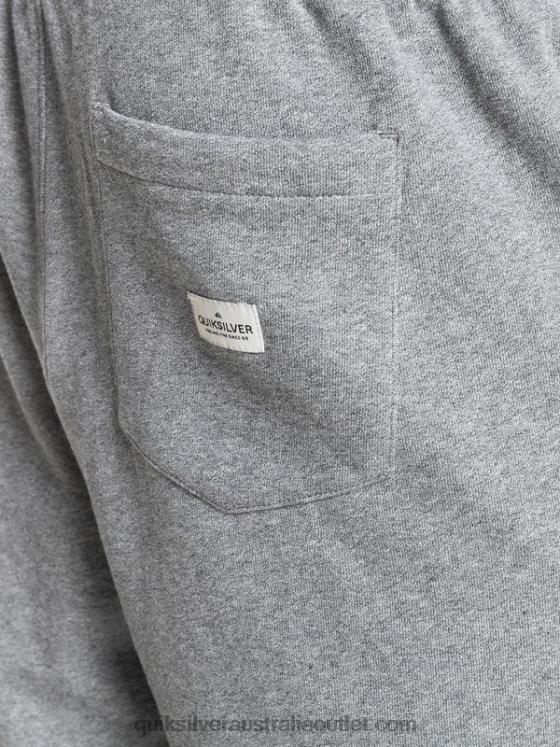 Quiksilver Men Essentials 19 Organic Sweatshorts H2N4B1659 light grey heather