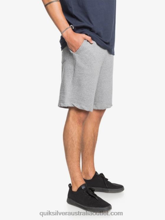 Quiksilver Men Essentials 19 Organic Sweatshorts H2N4B1659 light grey heather