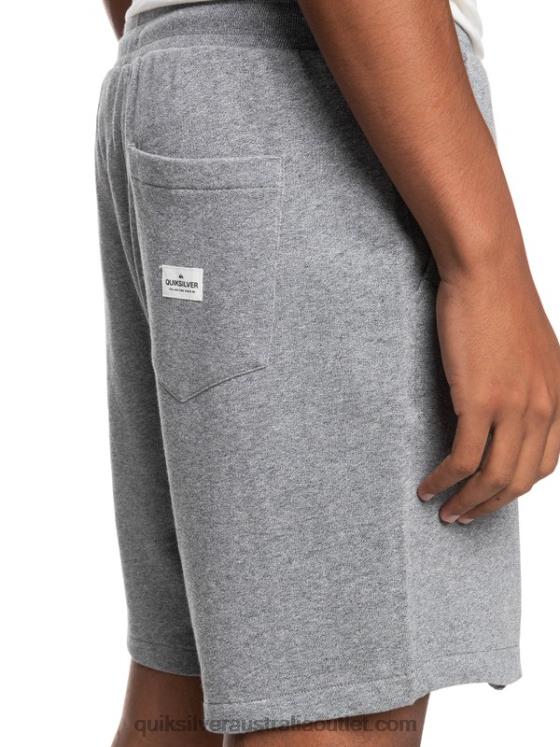 Quiksilver Men Essentials 19 Organic Sweatshorts H2N4B1659 light grey heather