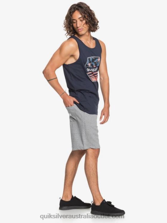 Quiksilver Men Essentials 19 Organic Sweatshorts H2N4B1659 light grey heather