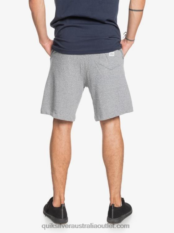 Quiksilver Men Essentials 19 Organic Sweatshorts H2N4B1659 light grey heather