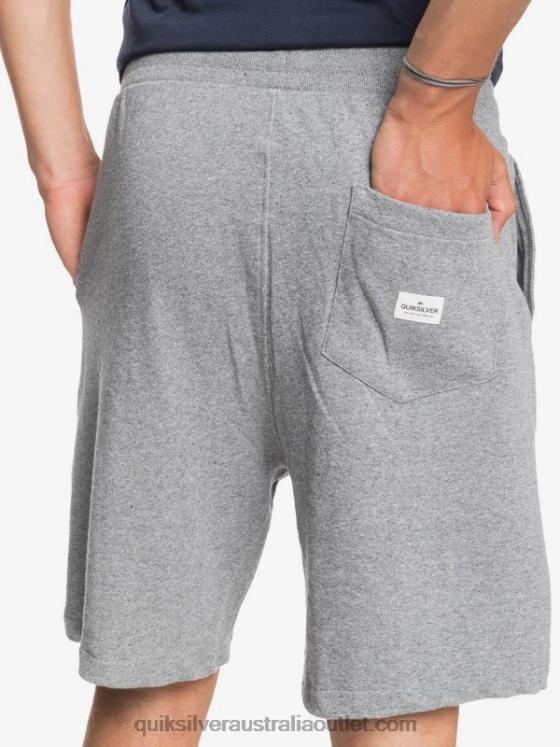 Quiksilver Men Essentials 19 Organic Sweatshorts H2N4B1659 light grey heather