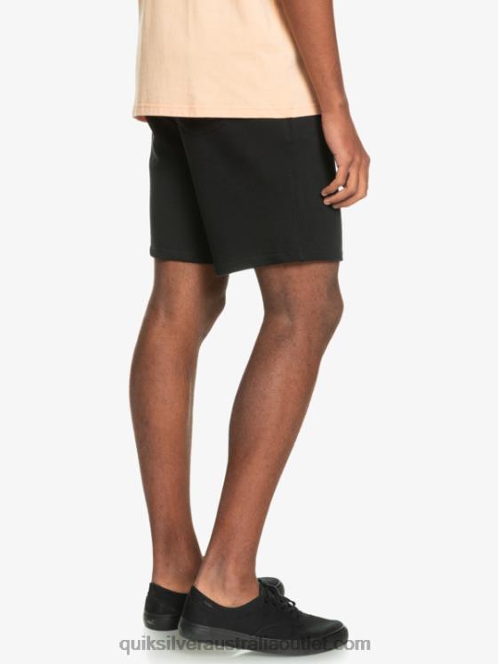 Quiksilver Men Essentials 19 Organic Sweatshorts H2N4B1660 black