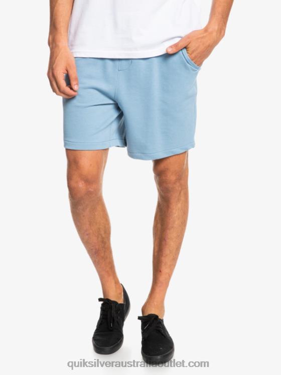 Quiksilver Men Essentials 19 Organic Sweatshorts H2N4B1661 faded denim