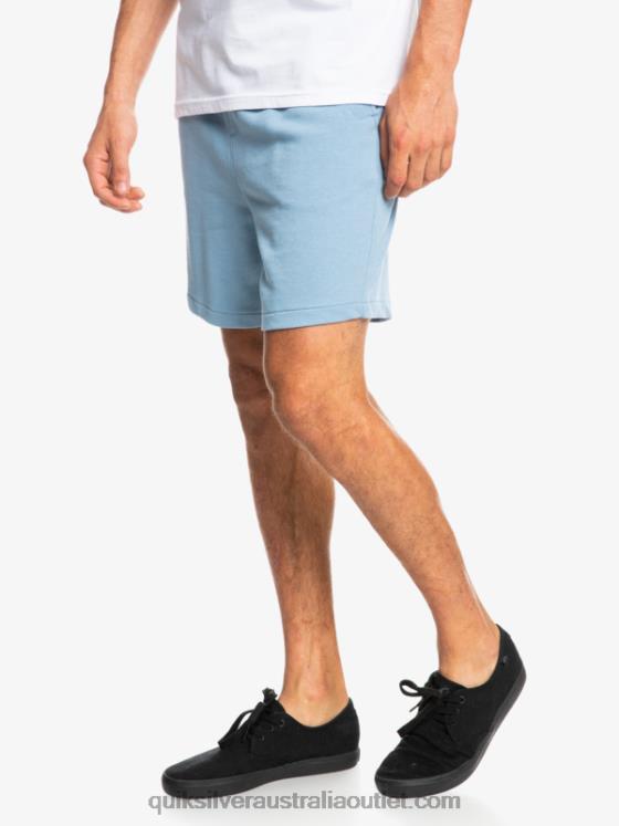 Quiksilver Men Essentials 19 Organic Sweatshorts H2N4B1661 faded denim