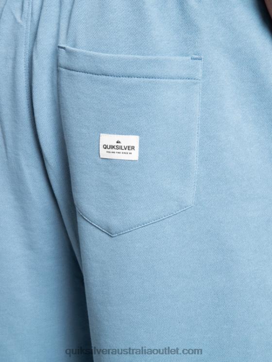 Quiksilver Men Essentials 19 Organic Sweatshorts H2N4B1661 faded denim