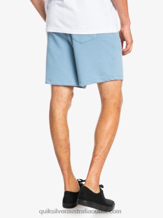 Quiksilver Men Essentials 19 Organic Sweatshorts H2N4B1661 faded denim