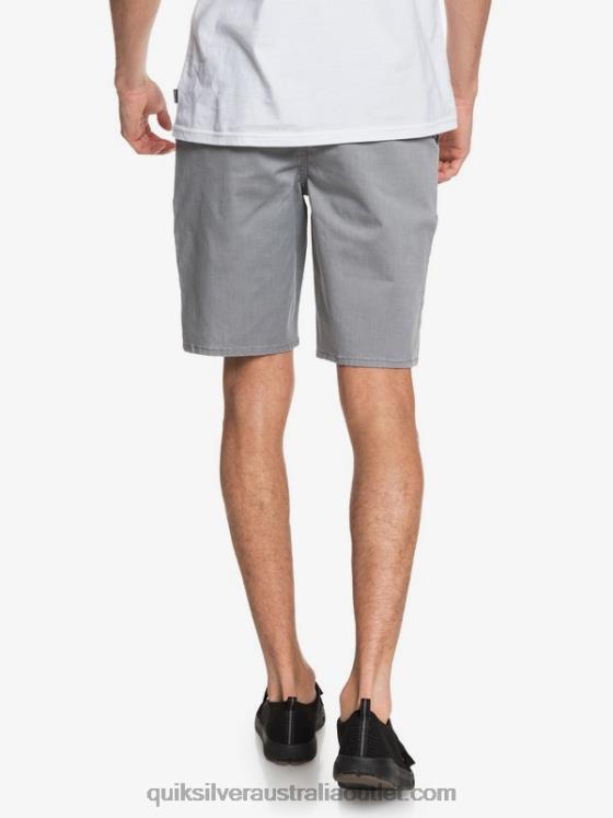Quiksilver Men Everyday Union Stretch 20 Chino Pocket Shorts H2N4B1312 light grey heather