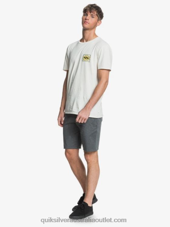 Quiksilver Men Everyday Union Stretch 20 Chino Pocket Shorts H2N4B1313 dark grey heather