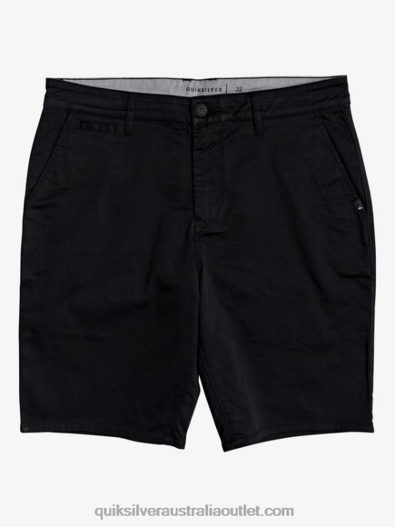 Quiksilver Men Everyday Union Stretch 20 Chino Pocket Shorts H2N4B1314 black
