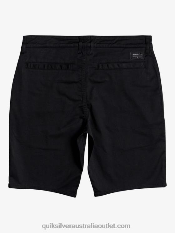 Quiksilver Men Everyday Union Stretch 20 Chino Pocket Shorts H2N4B1314 black