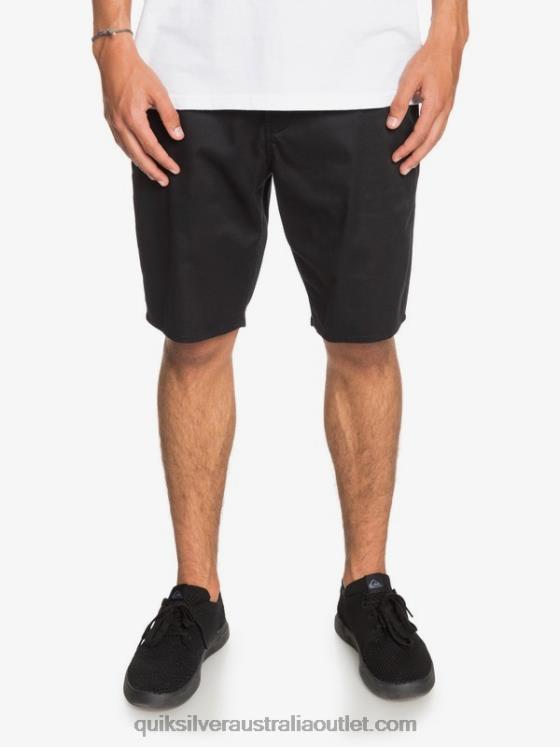 Quiksilver Men Everyday Union Stretch 20 Chino Pocket Shorts H2N4B1314 black