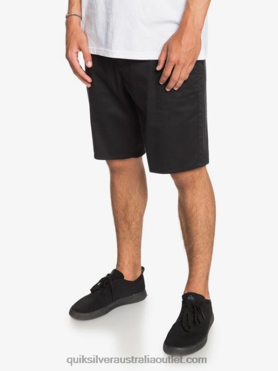 Quiksilver Men Everyday Union Stretch 20 Chino Pocket Shorts H2N4B1314 black