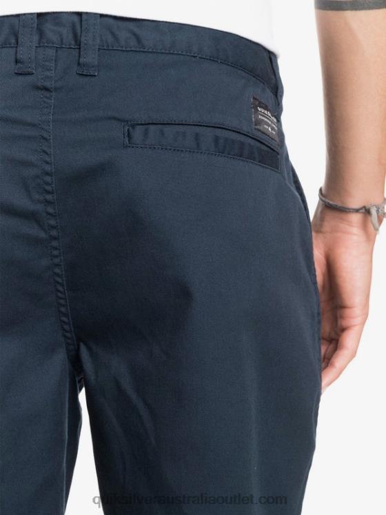 Quiksilver Men Everyday Union Stretch 20 Chino Pocket Shorts H2N4B1316 navy blazer