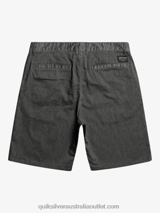 Quiksilver Men Everyday Union Stretch Chino 20 Shorts H2N4B855 dark grey heather