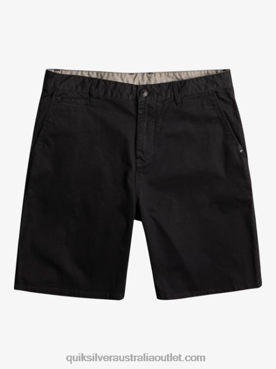Quiksilver Men Everyday Union Stretch Chino 20 Shorts H2N4B856 black
