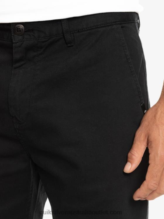 Quiksilver Men Everyday Union Stretch Chino 20 Shorts H2N4B856 black