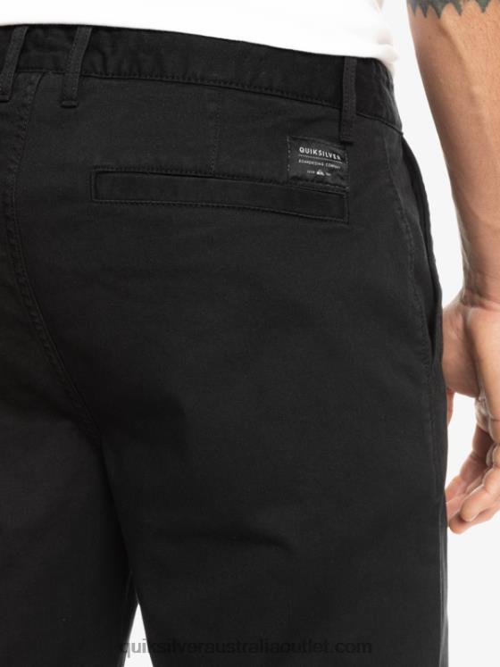 Quiksilver Men Everyday Union Stretch Chino 20 Shorts H2N4B856 black
