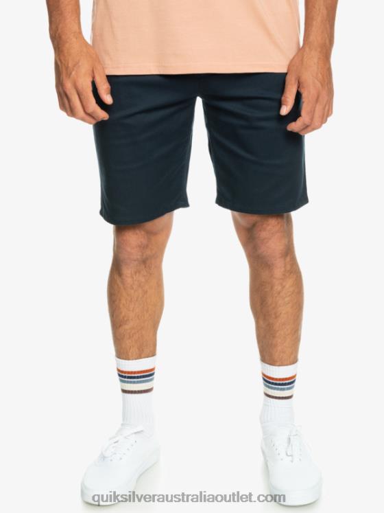 Quiksilver Men Everyday Union Stretch Chino 20 Shorts H2N4B857 navy blazer