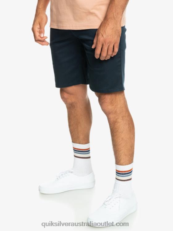 Quiksilver Men Everyday Union Stretch Chino 20 Shorts H2N4B857 navy blazer