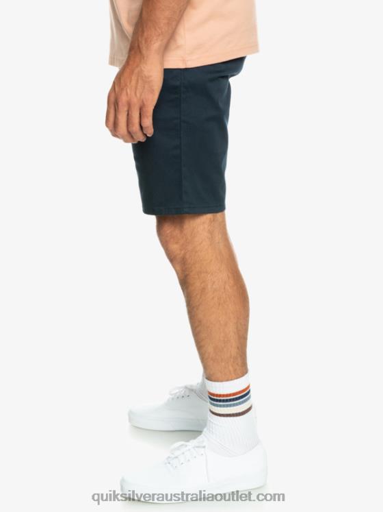 Quiksilver Men Everyday Union Stretch Chino 20 Shorts H2N4B857 navy blazer