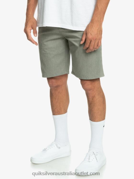 Quiksilver Men Everyday Union Stretch Chino 20 Shorts H2N4B858 light grey heather