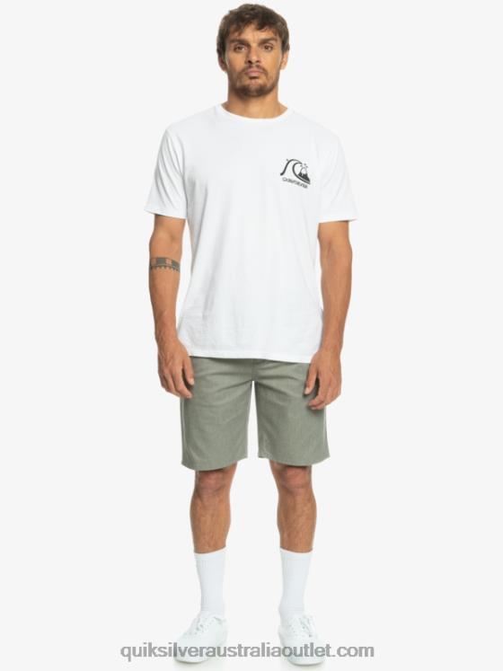 Quiksilver Men Everyday Union Stretch Chino 20 Shorts H2N4B858 light grey heather