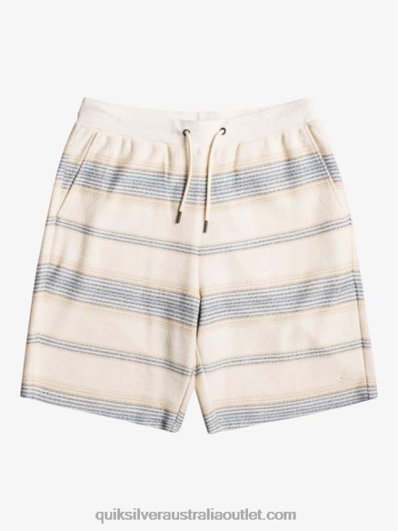 Quiksilver Men Great Otway Sweat Shorts H2N4B330 bering sea otway stripe