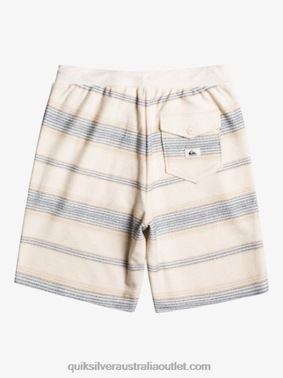 Quiksilver Men Great Otway Sweat Shorts H2N4B330 bering sea otway stripe