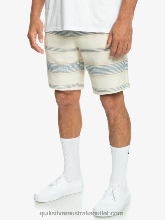 Quiksilver Men Great Otway Sweat Shorts H2N4B330 bering sea otway stripe