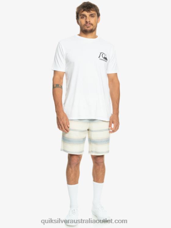 Quiksilver Men Great Otway Sweat Shorts H2N4B330 bering sea otway stripe