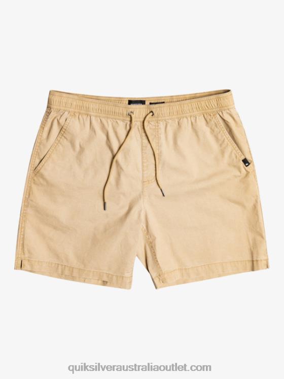 Quiksilver Men Taxer 17 Elastic Waist Shorts H2N4B1376 plage