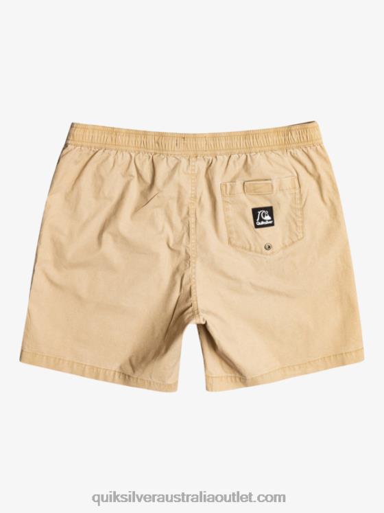 Quiksilver Men Taxer 17 Elastic Waist Shorts H2N4B1376 plage